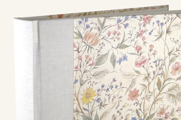 Wunderschönes Fotoalbum "Primavera" zarte Blüten, romantisches Album, Handarbeit